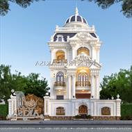 Thiết kế biệt thự 3 tầng tân cổ điển kiểu Pháp (TGĐ: Anh Cường - Cà Mau) BT32651