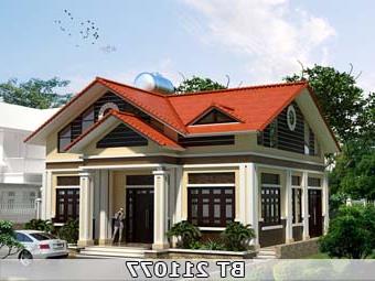 Nhà cấp 4 có gác lửng mái thái BT211077