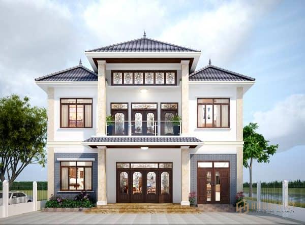 Mái thái sang trọng làm tăng vẻ ấn tượng cho ngôi biệt thự Mái thái sang trọng làm tăng vẻ ấn tượng cho ngôi biệt thự