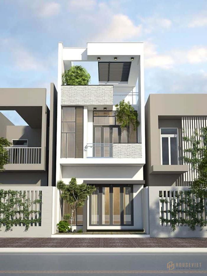 Thiết Kế Nhà Ống 4x11 | Tư Vấn Thiết Kế Nhà Ống 2 Tầng Đẹp