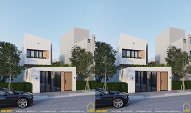 Nhà 2 tầng H's House - vẻ đẹp sang trọng từ sự tối giản