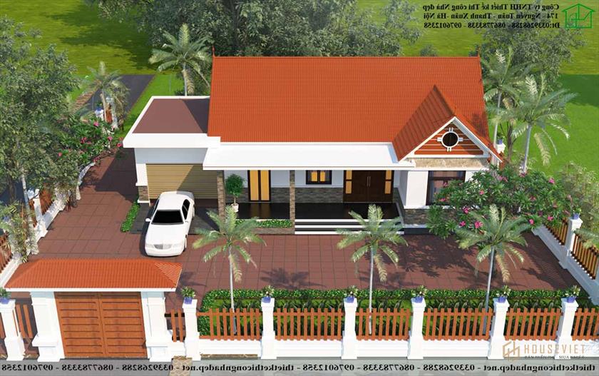 Toàn bộ khu nhà ở đồng bộ với thiết kế cổng