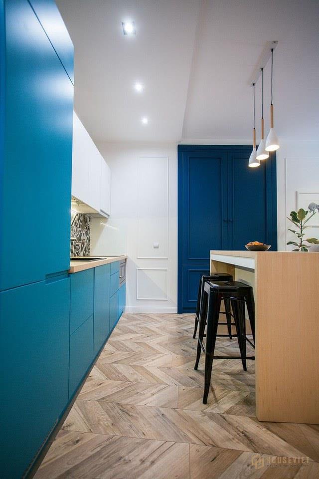 Điểm ấn tượng đặc biệt nhất trong căn nhà này đó là những món đồ nội thất với gam màu xanh tươi mát