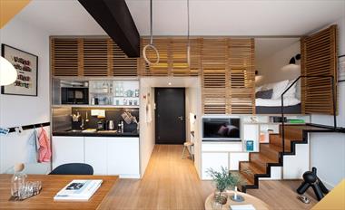 “Phóng to” thiết kế căn hộ studio 30m2 cực đơn giản