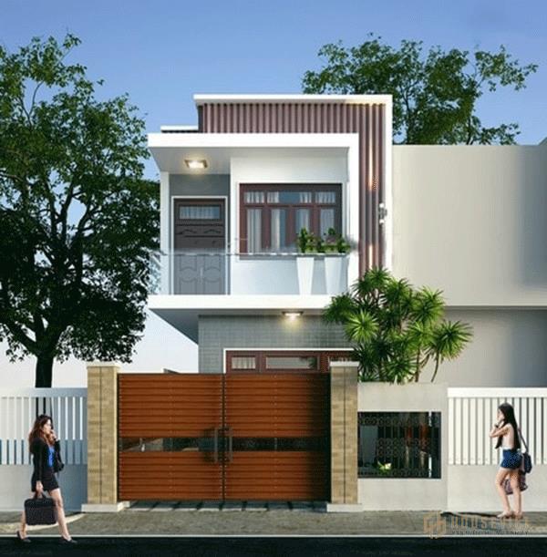 Mẫu thiết kế nhà 2 tầng 5x16m