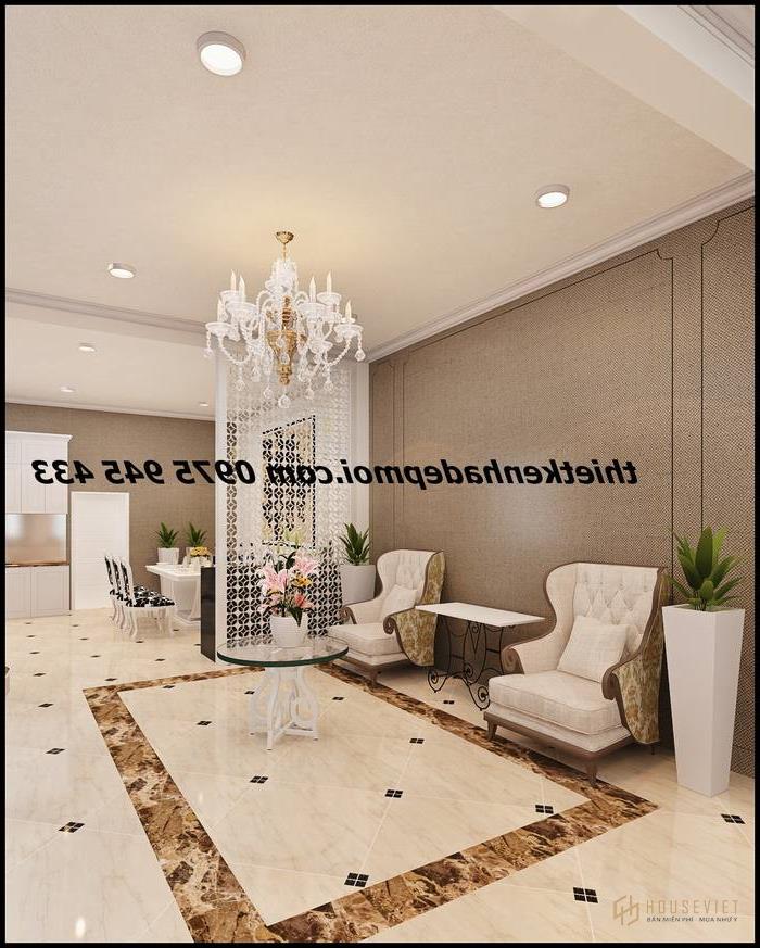 Thiết kế không gian nội thất tầng trệt