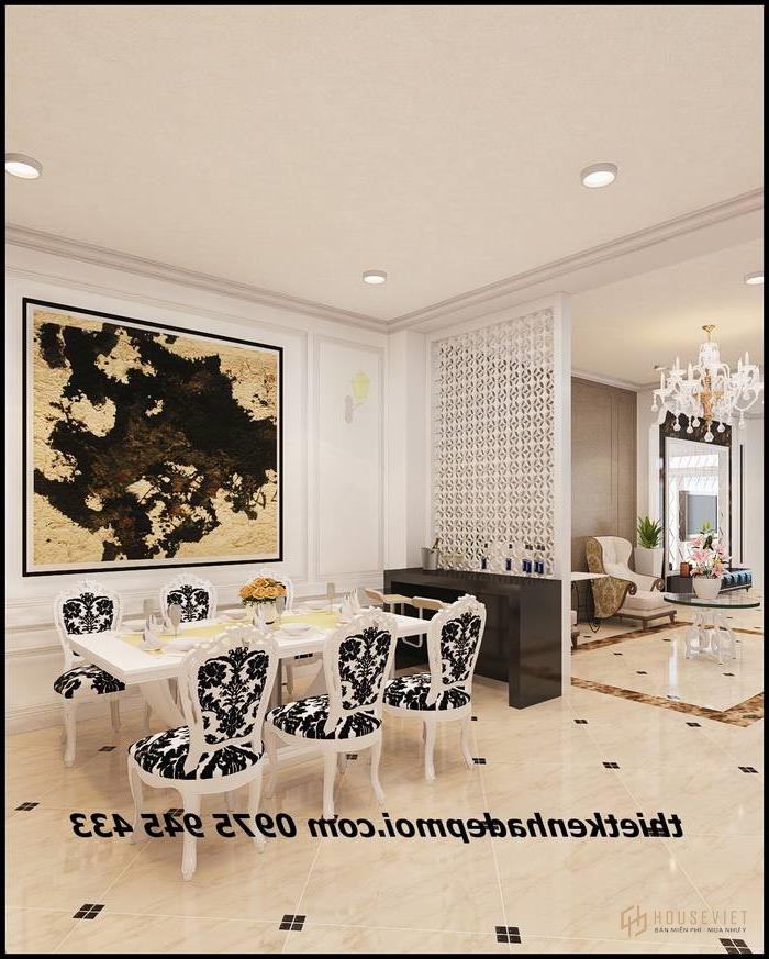Góc view 2 nội thất nhà 3 tầng hiện đại 90m2