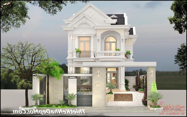 Nhà phố 2 tầng hiện đại mặt tiền 10m
