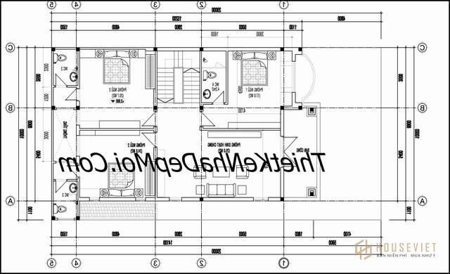 Thiết kế xây biệt thự phố tại Bình Dương 10m