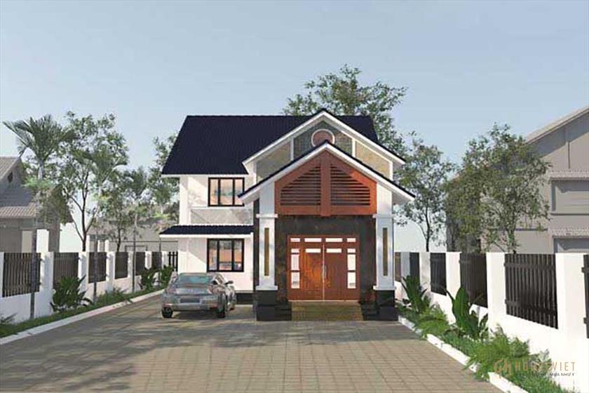 mẫu nhà cấp 4 gác lửng