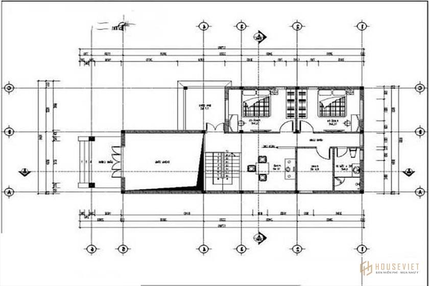 mẫu nhà cấp 4 gác lửng