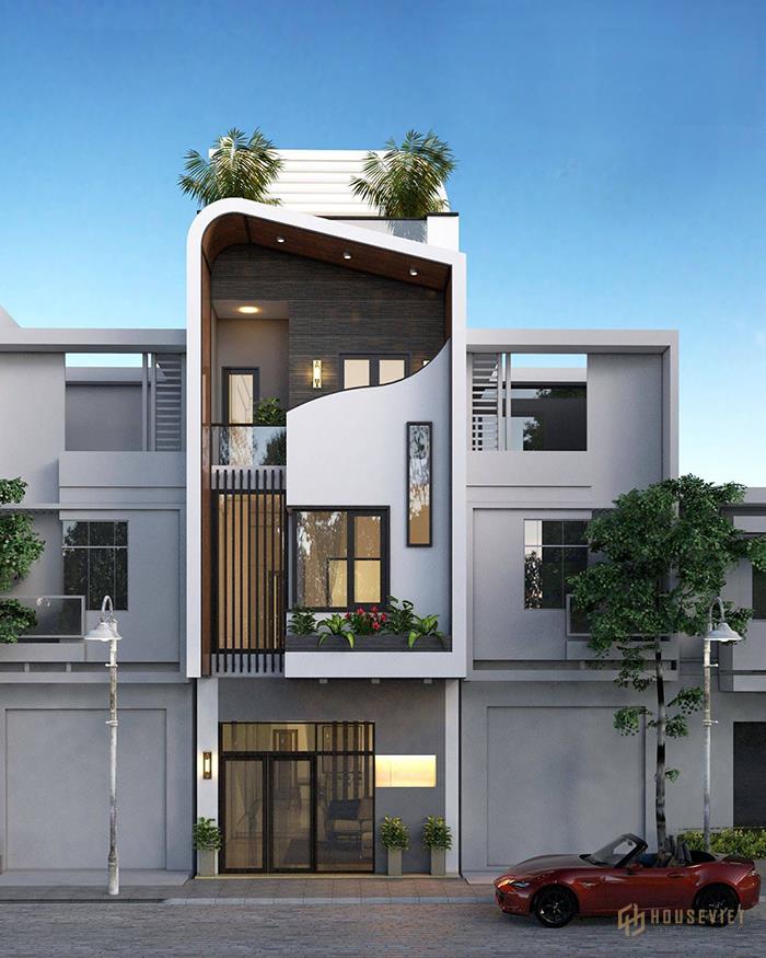 Mẫu nhà 2 tầng 40m2 đẹp
