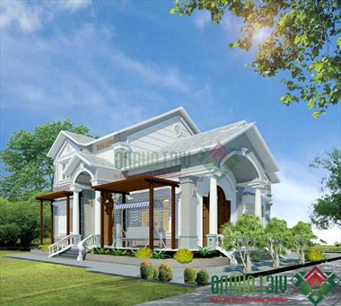 Chiêm ngưỡng mẫu nhà biệt thự vườn mái thái đẹp mê ly M04