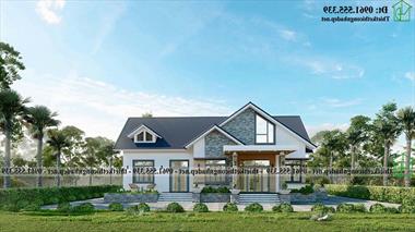 Siêu phẩm nhà cấp 4 mái thái có 4 phòng ngủ 17x11m tại Hòa Bình NDNC4194