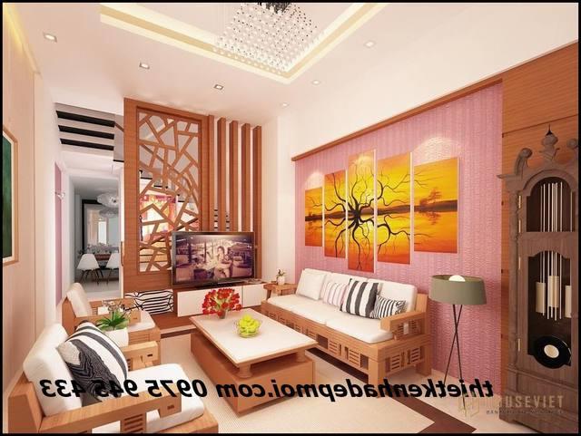 Thiết kế nội thất nhà phố mặt tiền 4,5m 3 tầng