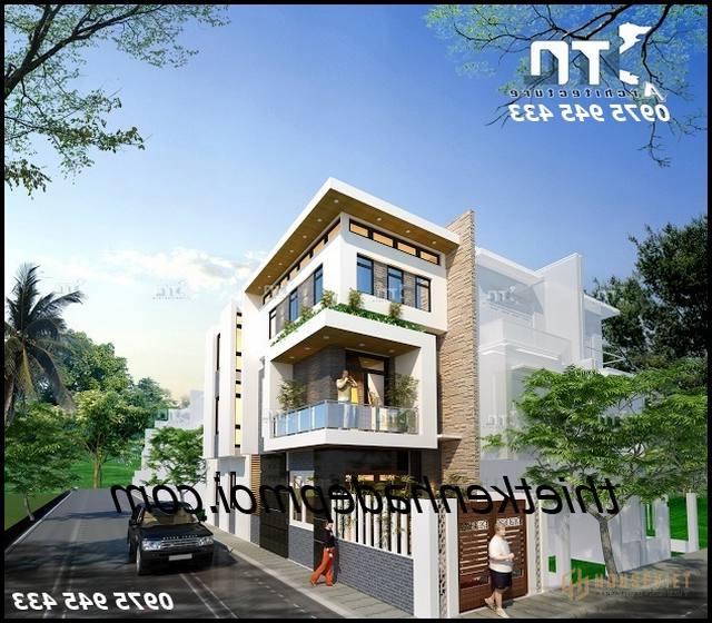 Kiến trúc nhà 2 mặt tiền nhỏ đẹp