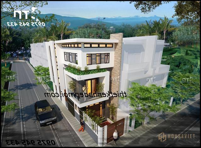 Diện tích thiết kế nhà 4,5m
