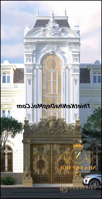 mặt tiền nhà phố bán cổ điển 5m