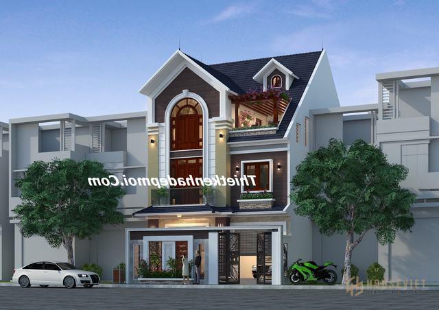 Biệt thự phố hiện đại 3 tầng