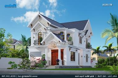 10 mẫu nhà vườn 2 tầng mặt tiền 9m đẹp nhất năm 2020