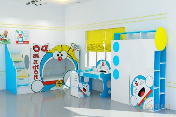 Bàn học ngộ nghĩnh hình nhân vật Doraemon