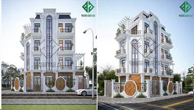 Biệt thự 4 tầng tân cổ điển lộng lẫy dành cho gia đình quyền quý