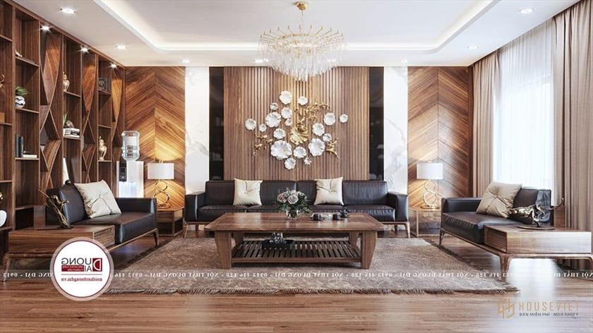 Thiết kế phòng khách thông thoáng, tận dụng ánh sáng tự nhiên