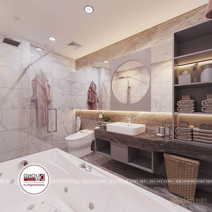 Không gian WC rộng rãi, đầy đủ tiện nghi Không gian WC rộng rãi, đầy đủ tiện nghi