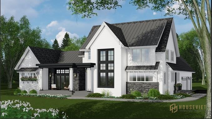 Biệt thự vườn phong cách Châu Âu Biệt thự vườn phong cách Châu Âu