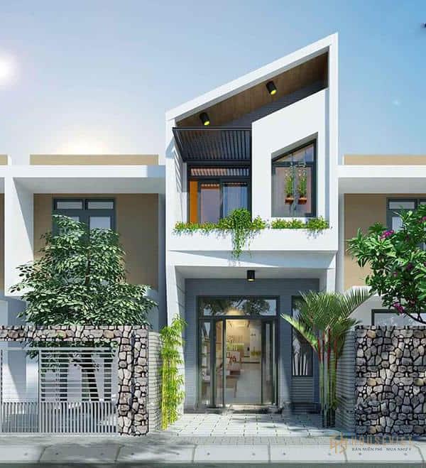 Thiết kế nội thất nhà ống kết hợp không gian xanh