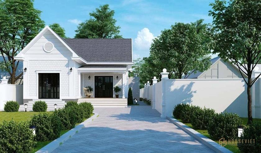 Mẫu thiết kế nhà cấp 4 có 3 phòng ngủ đẹp