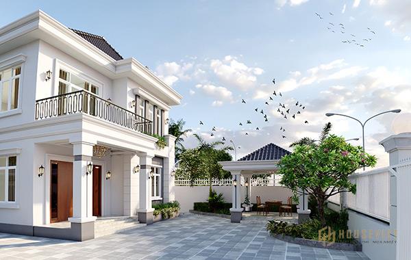 Biệt thự 2 tầng đơn giản