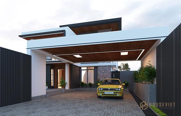 Mẫu biệt thự nhà vườn 2 tầng