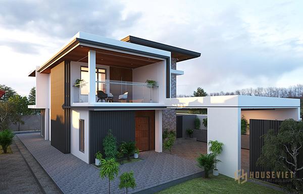 Phương án biệt thự 2 tầng đẹp