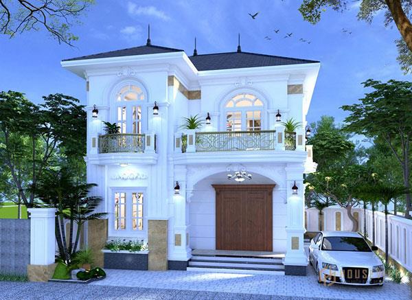 Biệt thự mini 2 tầng