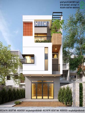 Mặt tiền nhà phố 5m. rộng