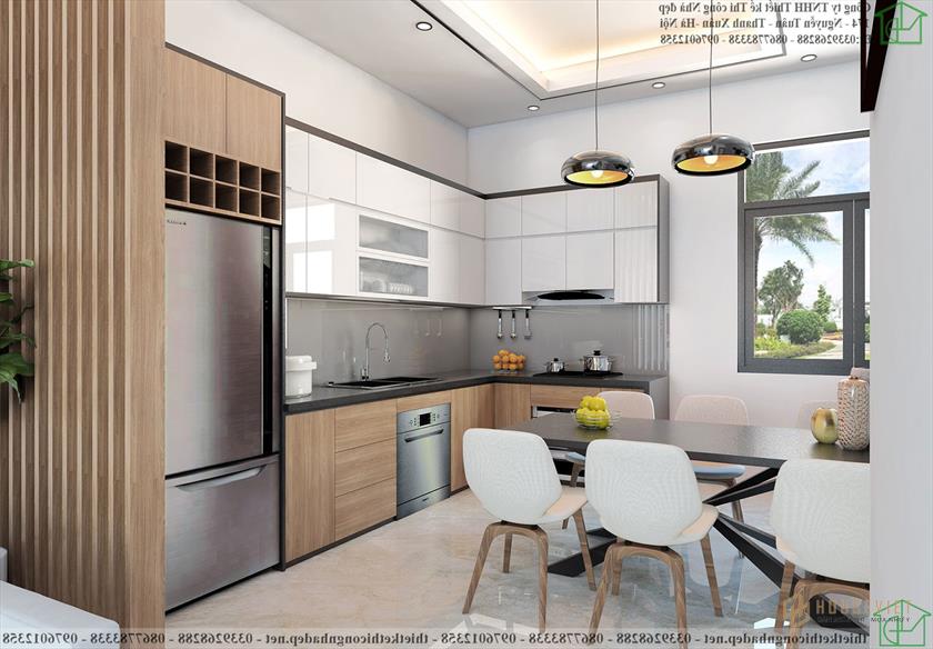 Tủ bếp 3 tầng NDNP3T52