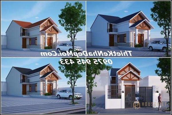 Mẫu nhà 1 trệt 1 lửng đẹp 6x20