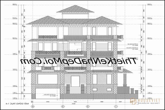 md 14 biet thu 4 tang 2 mat tien anh huy tuyen quang