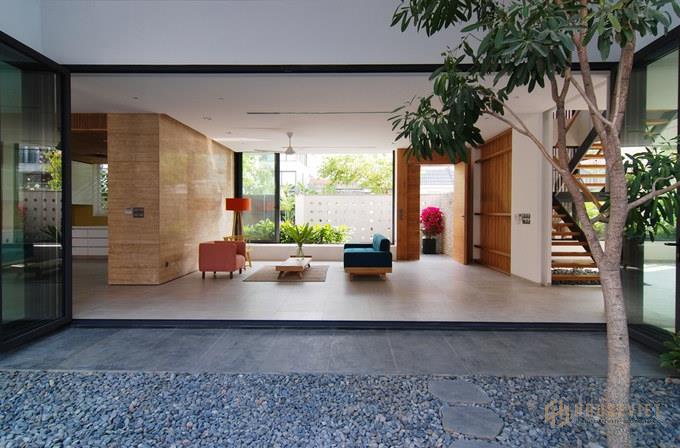 Không gian thoáng mở của thiết kế biệt thự có hồ bơi