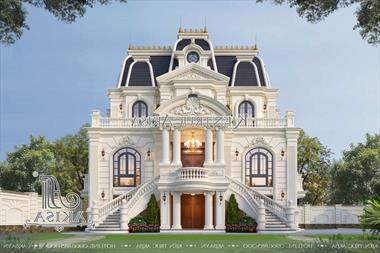 Mẫu biệt thự 3 tầng đẹp kiểu châu âu (TGDĐ: anh Quân - Quảng Ninh) BT32621