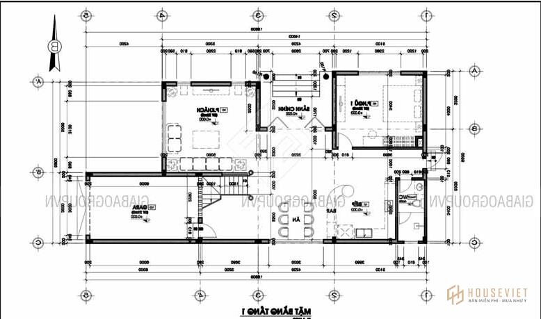 Mẫu thiết kế biệt thự 2 tầng hiện đại