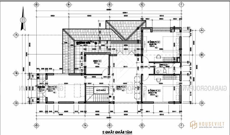 Mẫu thiết kế biệt thự 2 tầng hiện đại