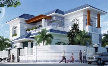 Biệt thự 2 tầng hiện đại 2 mặt tiền đồ sộ ở Nha Trang