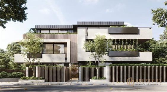 Mẫu biệt thự 2 tầng mái bằng với kiến trúc nhẹ nhàng, đơn giản. Mẫu biệt thự 2 tầng mái bằng với kiến trúc nhẹ nhàng, đơn giản.