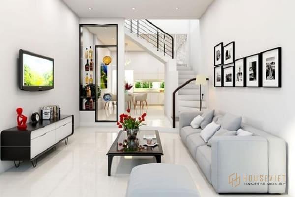 thiết kế nhà ống 2 tầng 4x12m