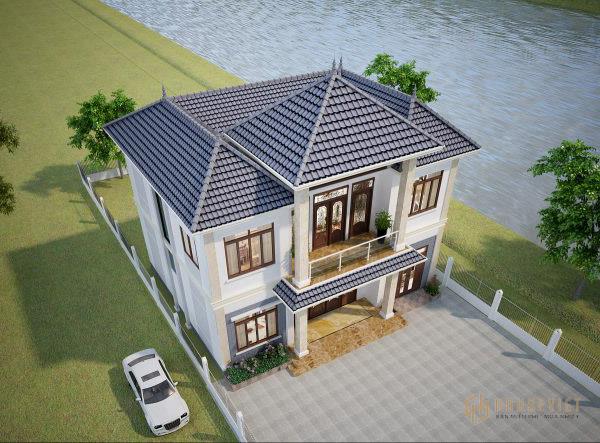 Mẫu thiết kế nhà 2 tầng 100m2