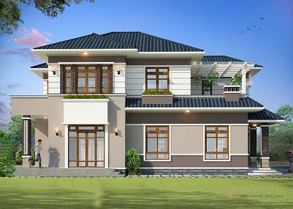 Mẫu thiết kế nhà diện tích 100m2