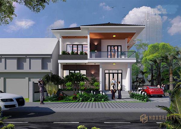 Mẫu biệt thự 2 tầng 100m2