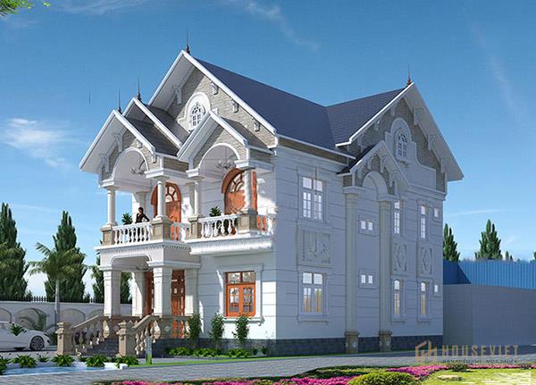 Biệt thự 2 tầng 100m2 mái thái